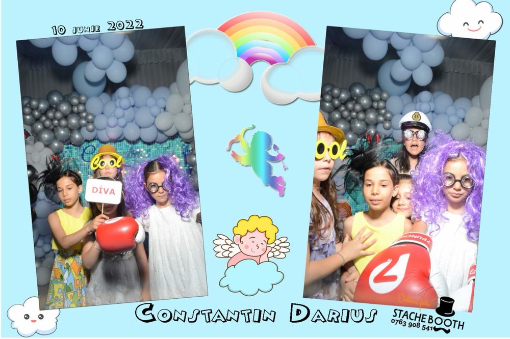 Cabina oglinda foto 360 fum greu artificii colorate gender reveal Ploiesti