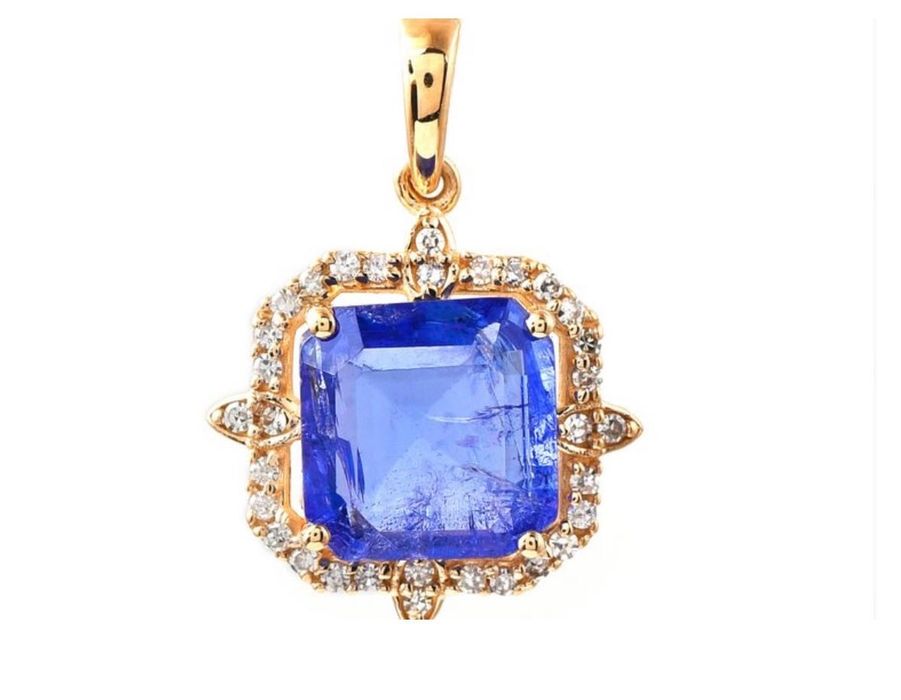 Pandantiv aur si diamante