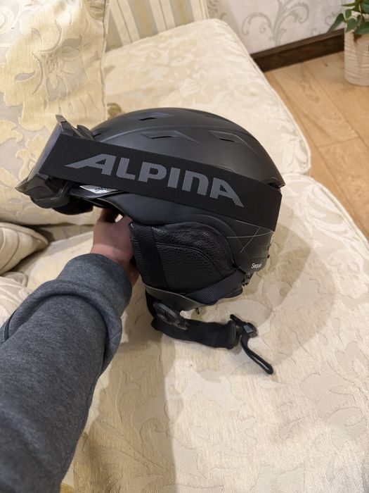 Casca de ski Smith matte black+ochelari cadou