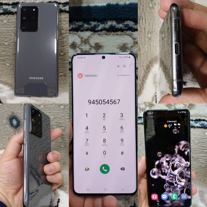 Samsung S 20.ultra 5G xotira 256/12+8