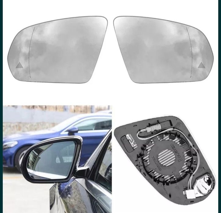 Sticla oglinda Mercedes blind spot asistenta unghi mort C E S GLC