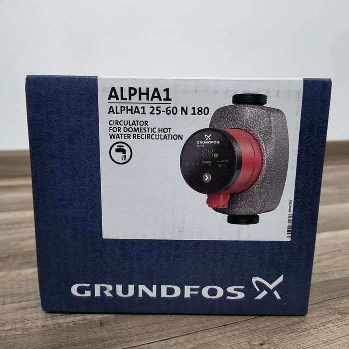 Pompă circulatoare Grundfos originală ALPHA1 25-60 N 180,corp  inox