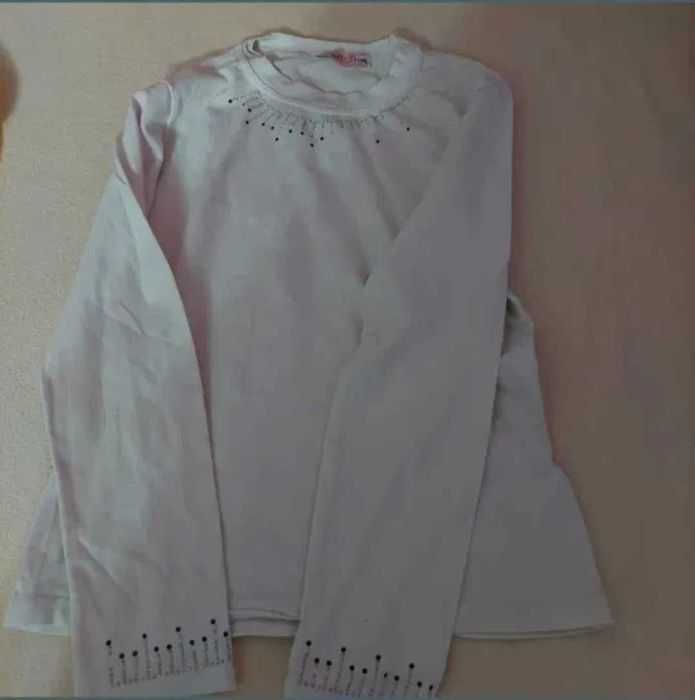 Bluzeset școală albe 134
