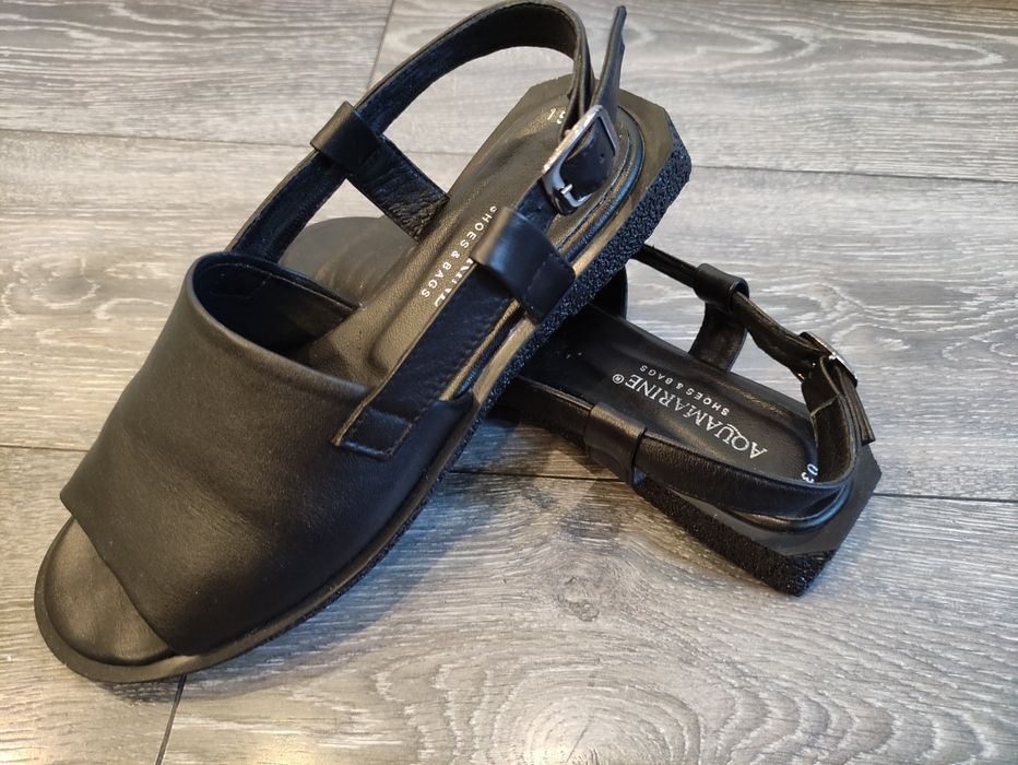 Дамски сандали естествена кожа