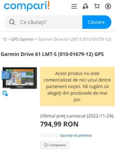 Garmin Drive 61 Europe LMT-S Brasov • OLX.ro