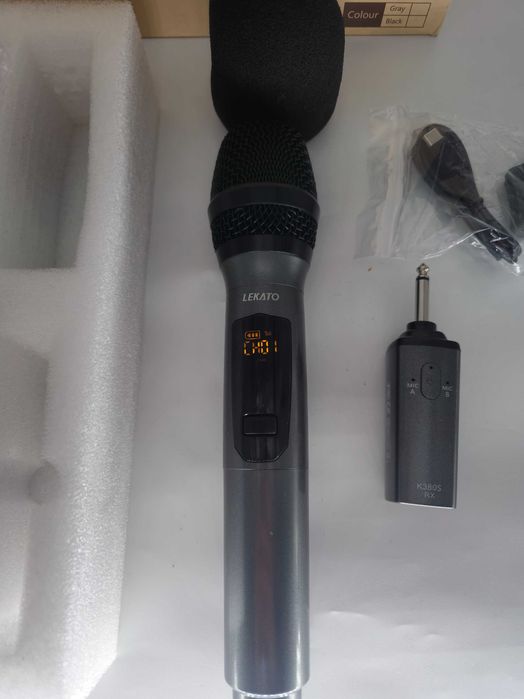 Set 2 Microfoane Wireless LEKATO K380S - Ca Nou