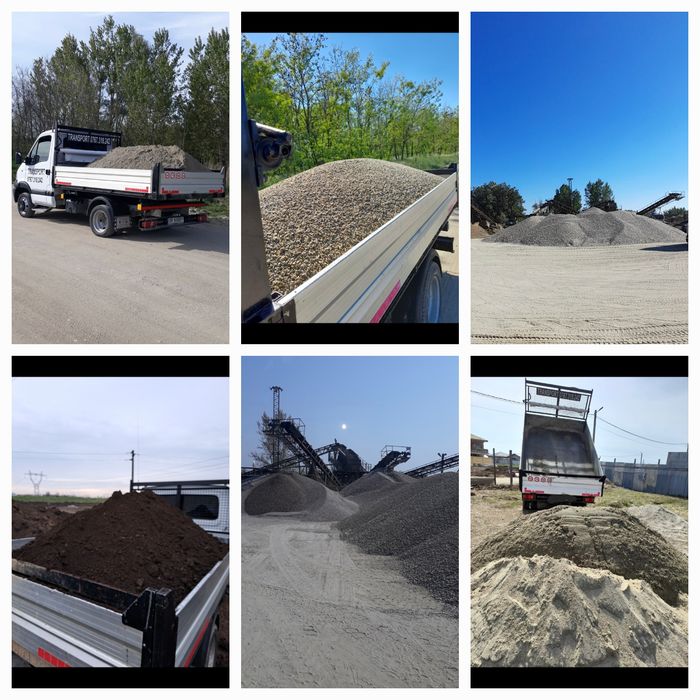 TRANSPORT Moloz/Nisip/Piatra/Pamant/Mobila/Gazon/Diverse+BOBCAT