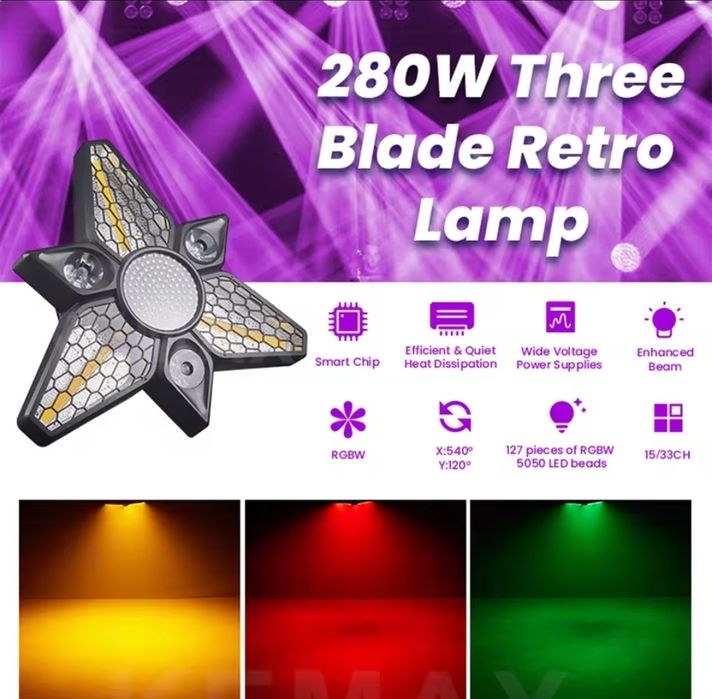 Lumina disco retro LED