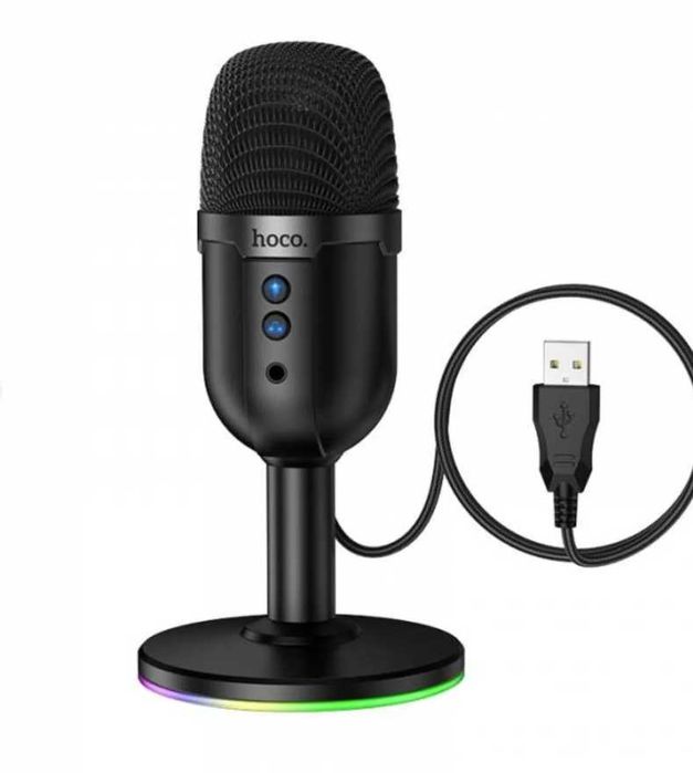 Hастольный микрофон | HOCO L25 RGB desktop microphone