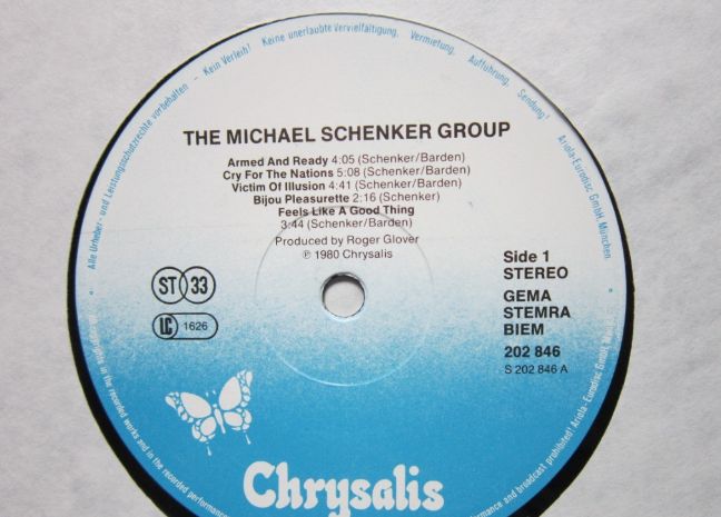 vinil rar Michael Schenker MSG(ex-Scorpions) Germany 1980 Heavy Metal