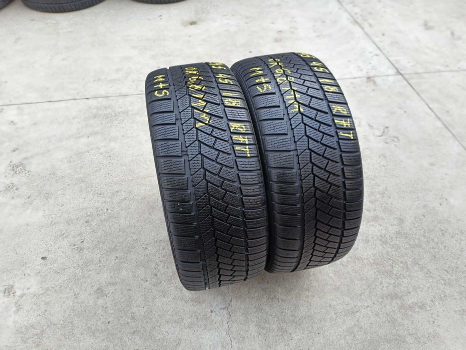 Doua anvelope iarna 245 45 18 continental winterconatct TS 830P RFT