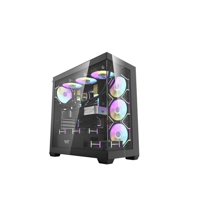 ' Корпус для ПК darkFlash DS900 BLACK (ATX, Без вентиляторов)