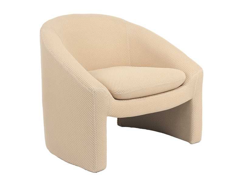 Фотьойл, Mordak, Бежов, Текстил, 82х72х74см.