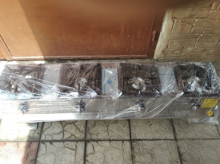 Професионален, газов котлон, с защита и сертификат-СЕ