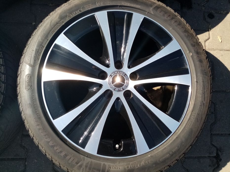 Jante Mercedes E class W 213 pe 18", anvelope iarna Pirelli Dot 2021