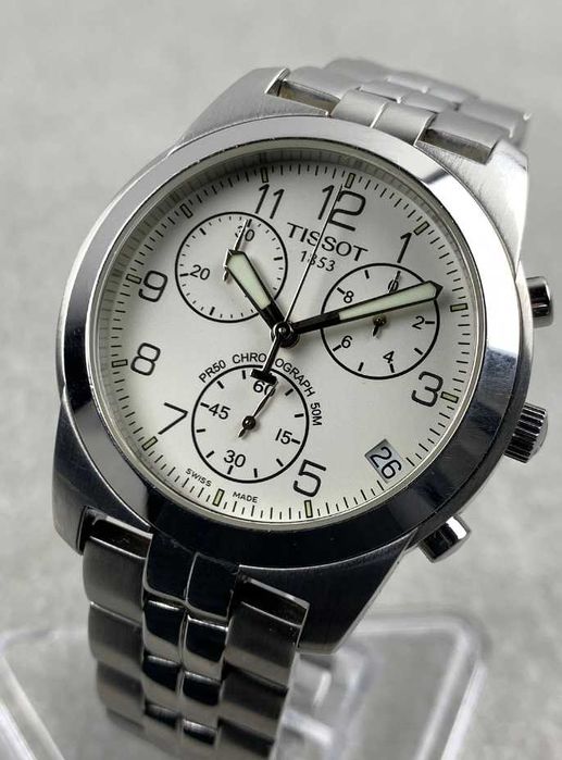 Tissot PR50, cadran alb