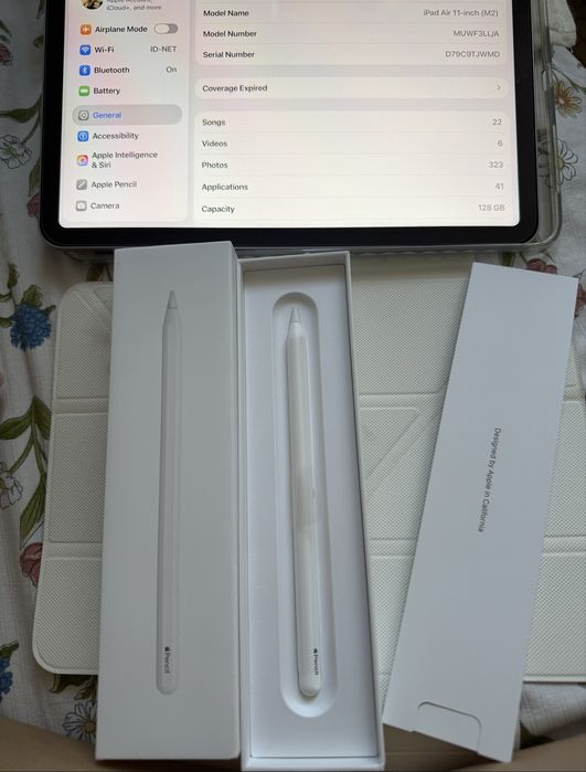 Стилус Apple Pencil 2nd Generation белый
