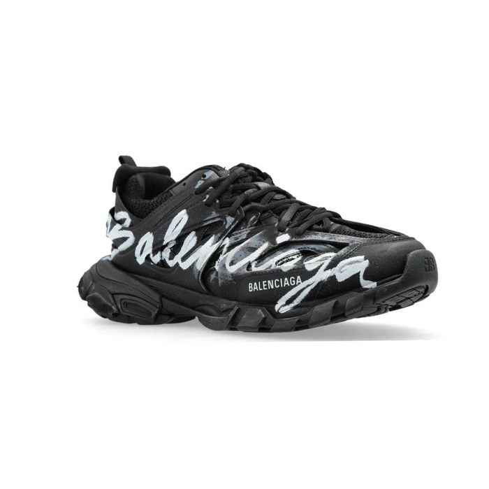 Сникътси Balenciaga Track черни с надписи