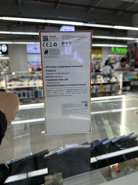 Tehno spark 40 новый 256