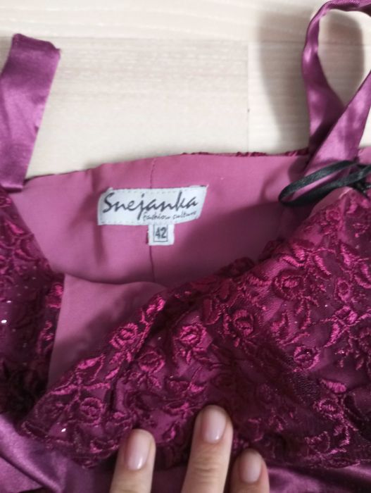 Официална рокля, бордо, М размер