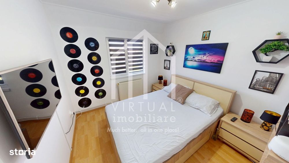 Apartament 2 camere - 41 mp utili + balcon, mobilat si utilat