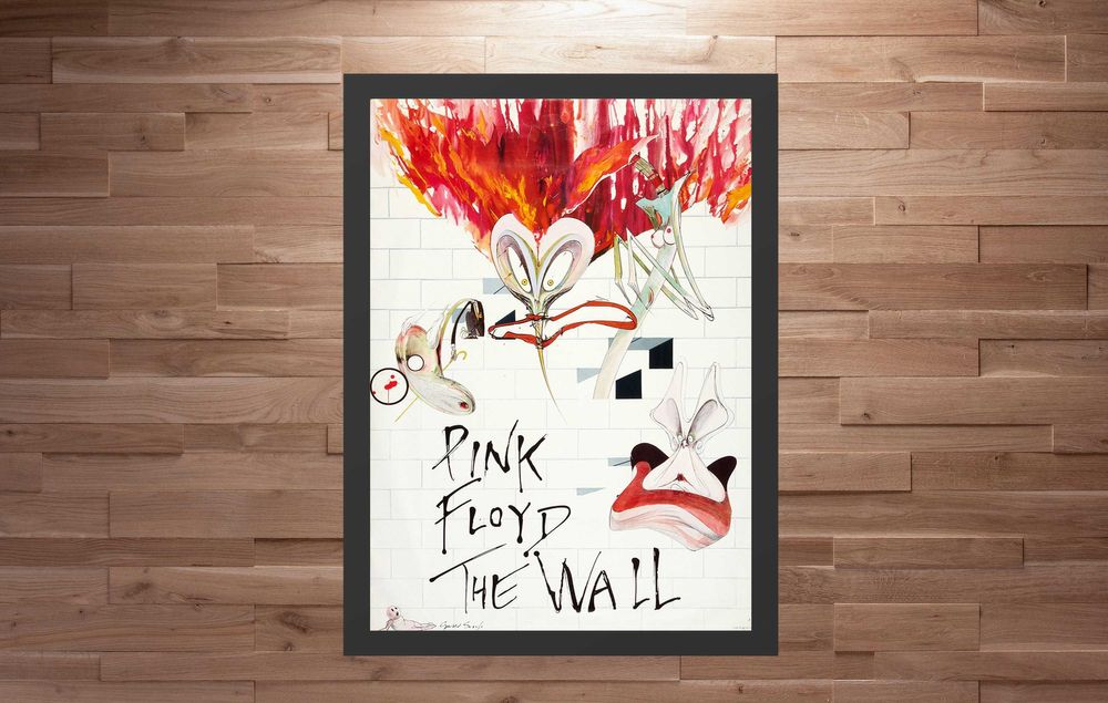 Рок постер плакат с рамка