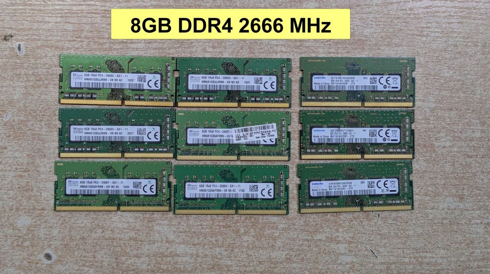 8GB - 16GB - 32GB DDR4/DDR3 RAM памет за лаптоп (SO-DIMM) и настолен SSD NVMe PCIe 2.5" SATA + Гаранция