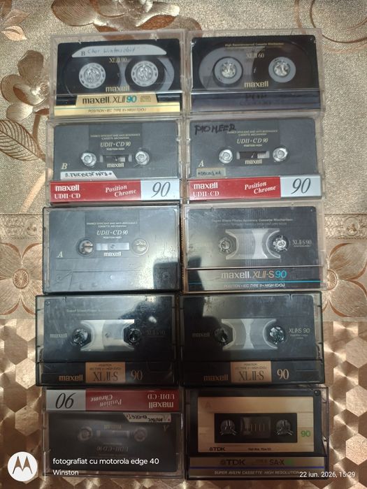 Vind casete audio maxell