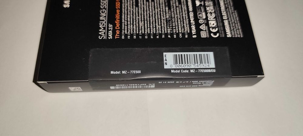 SSD Samsung 870 EVO 500GB SATA-III 2.5 inch