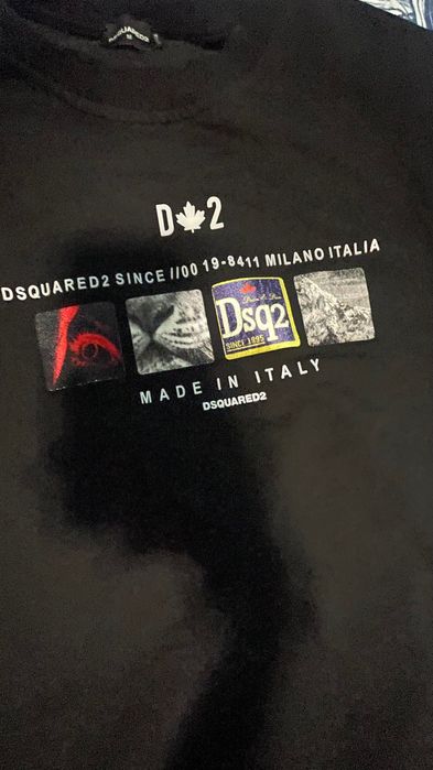 Черна блуза на Dsquared2