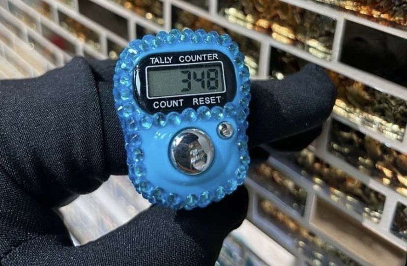 Тасбих электронный со стразами