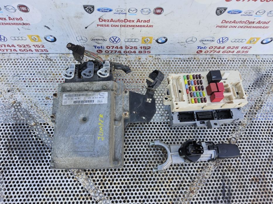 Kit Pornire Citroen Jumper Peugeot Boxer 2.2 euro 4 an 2006-2011 cip ecu calculator modul 9663289080