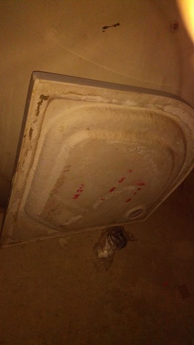 Душ корито, акрилно, овал, 90х90 см.