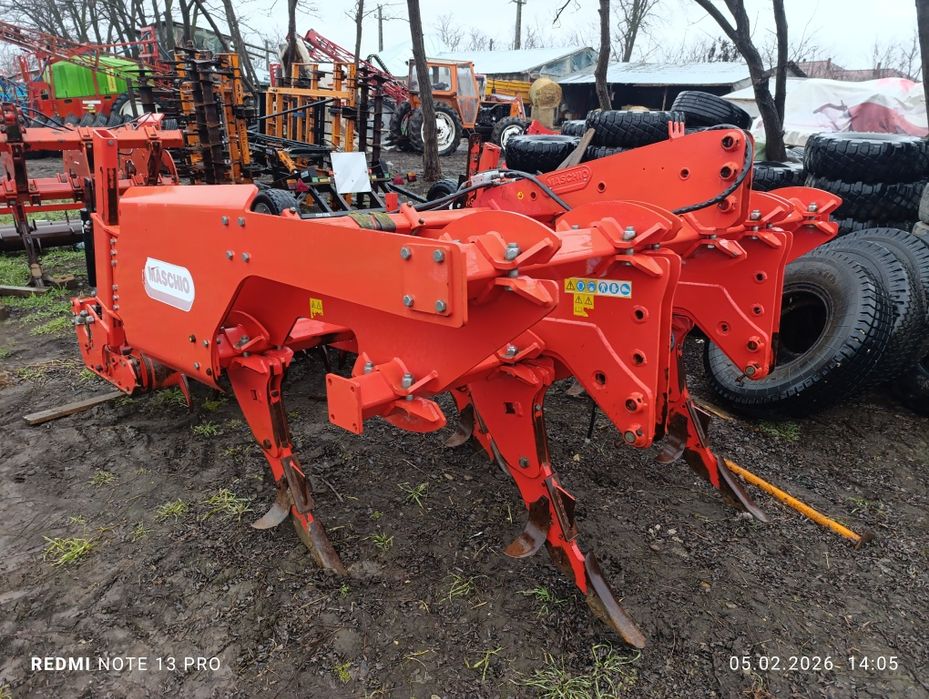 Subsolier scarificator 5 ancore 2.5m  tăvălug hidraulic colți agresivi