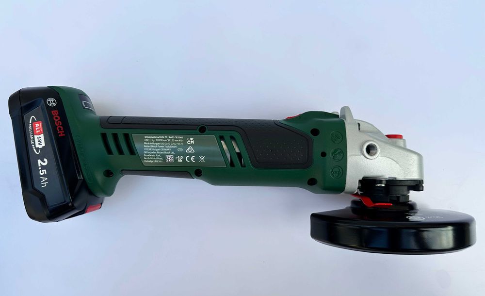 BOSCH UniversalGrind 18V-75 - Нов акумулаторен ъглошлайф