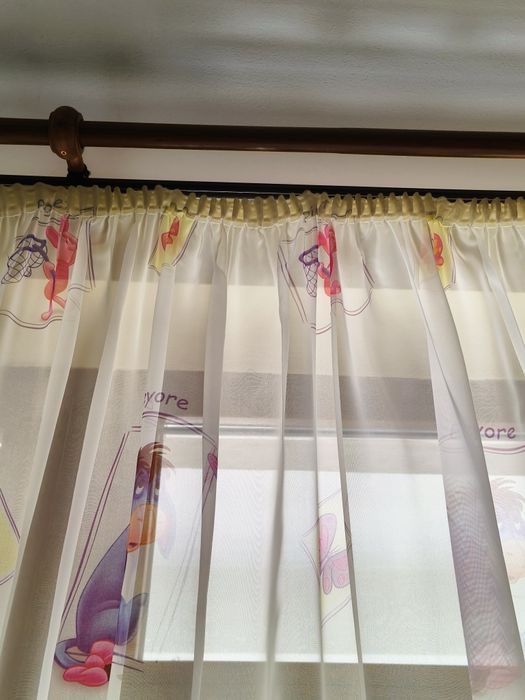 Perdelele bej pentru copii Winnie the Pooh