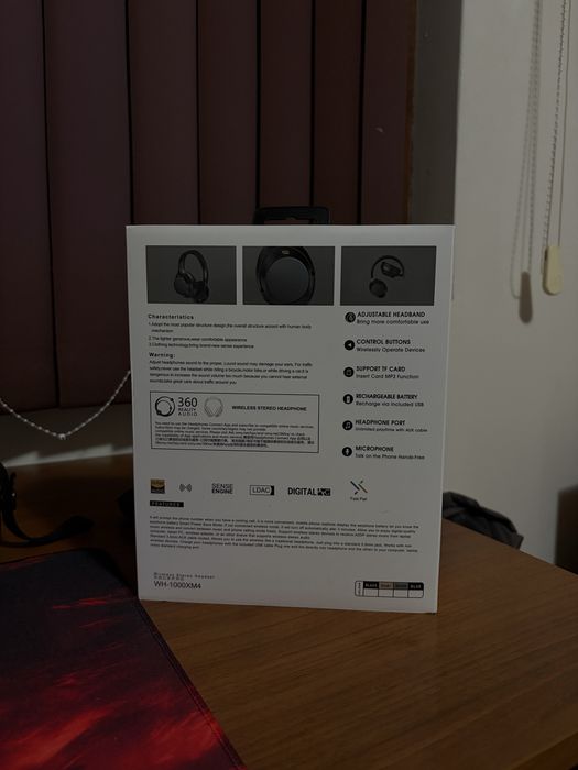 SONY WH-1000XM4 XM4 слушалки чисто нови без забележка сони