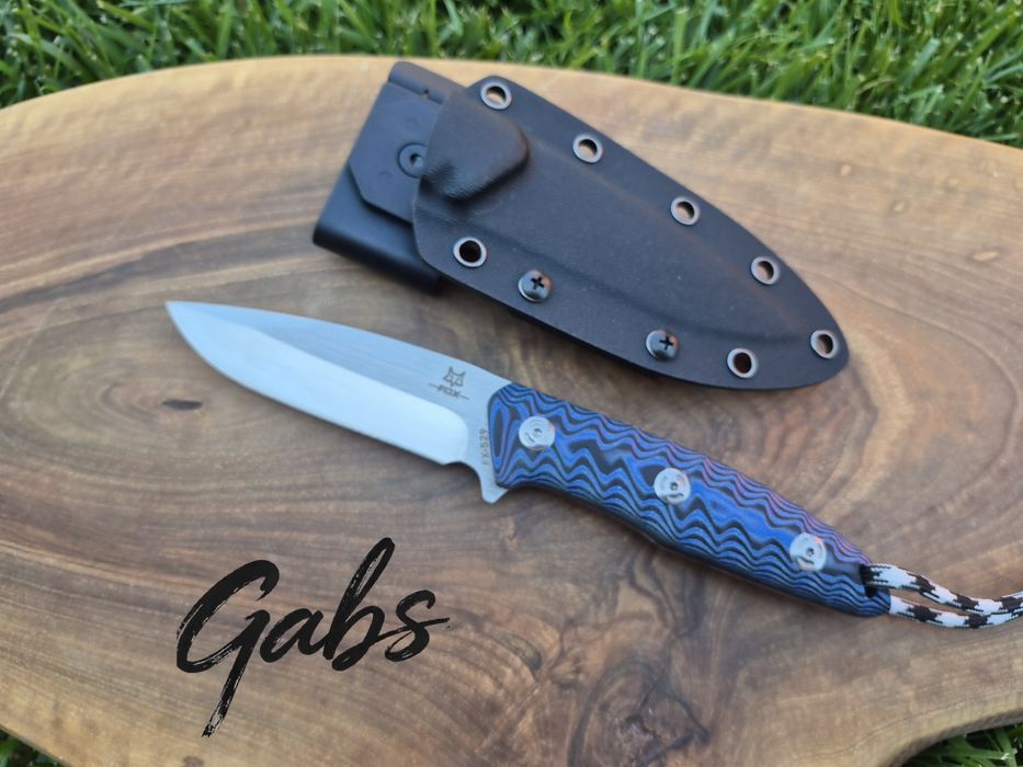 Нож с фиксирано острие FOX Knives FX529,фултанг с тактическа кания
