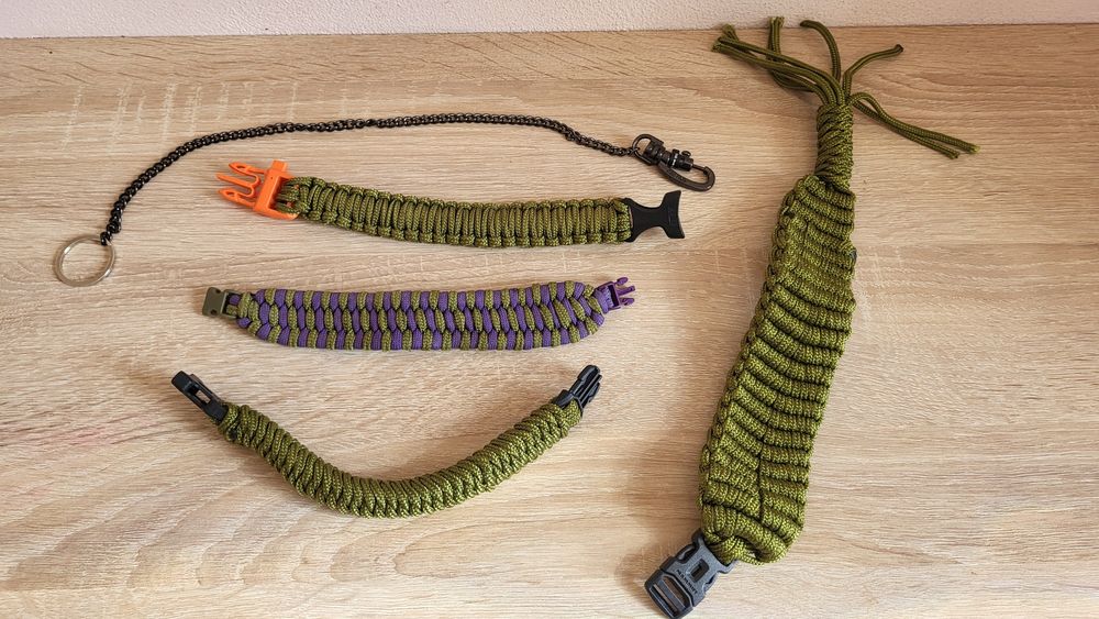 Vând brățari paracord, supraviețuire
