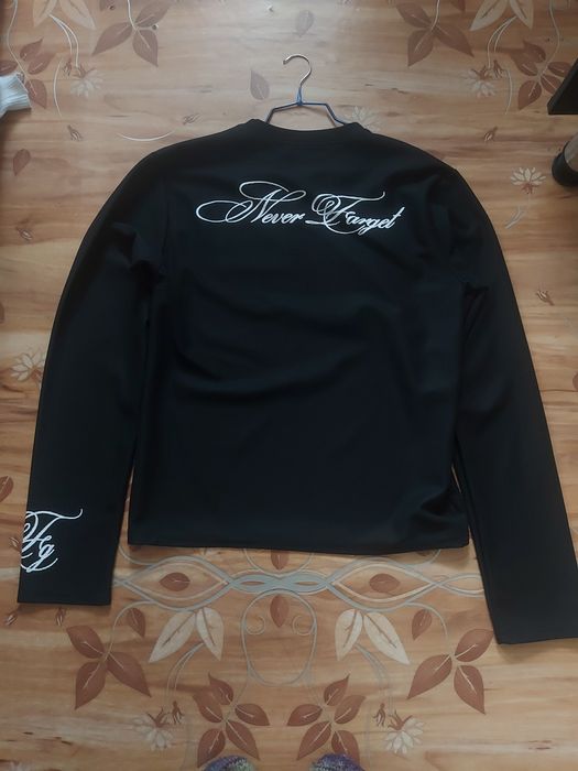 лонгслив черный never forget