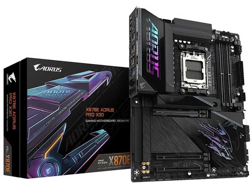 GIGABYTE X870E AORUS PRO – Премиум AM5 дъно, DDR5, PCIe 5.0