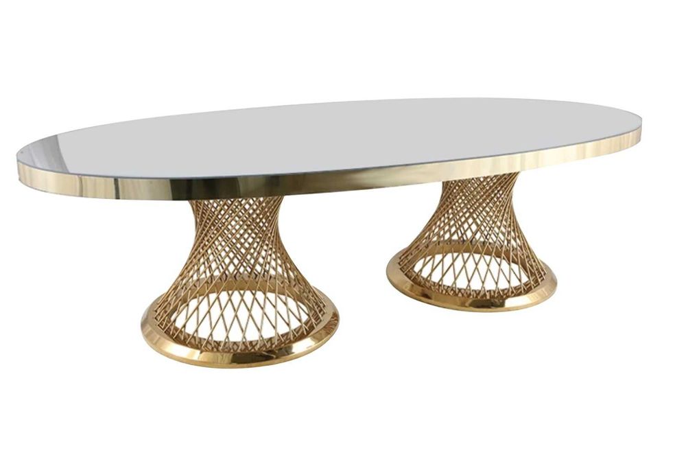 Mese ovale, Prezidiu, evenimente, Candy masă blat oglindă EXQUISITE