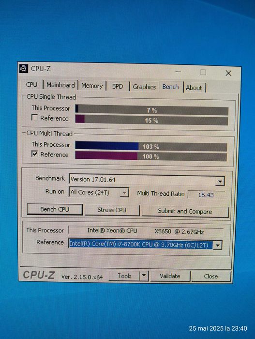 Calculator cu 2 procesoare Intel Xeon, 24Gb RAM, SSD256GB