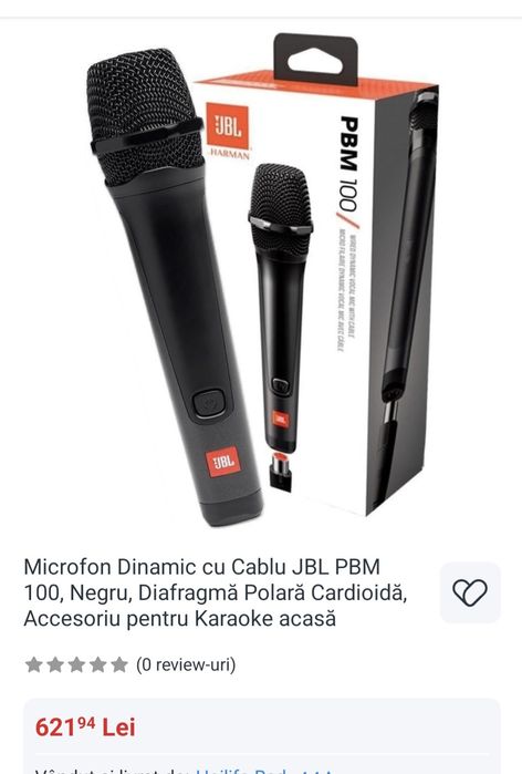 Vand microfoane JBL sunt noi