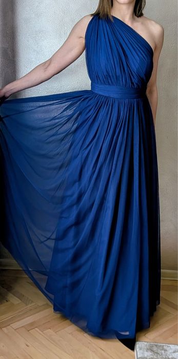 Rochie lunga ASOS din tulle albastru