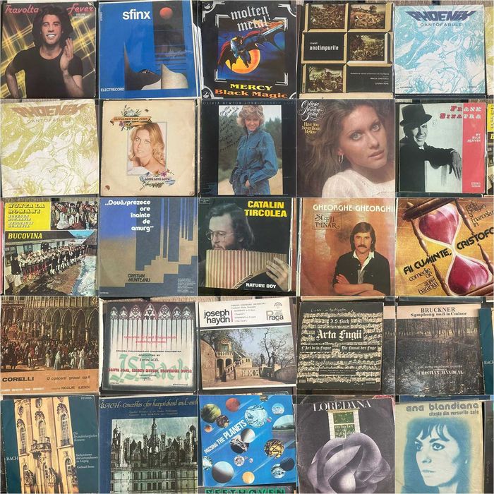 Colecție vinyluri diverse