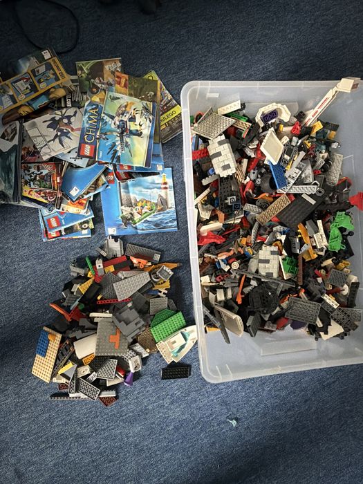 LEGO lot mare piese + instrucțiuni originale LOTR, Batman, Marvel, City – diverse seturi