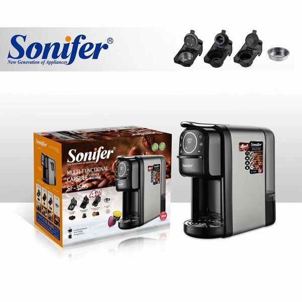 Espresso, latte, kapuchino va amerikano uchun ko'p funksiyali Sonifer