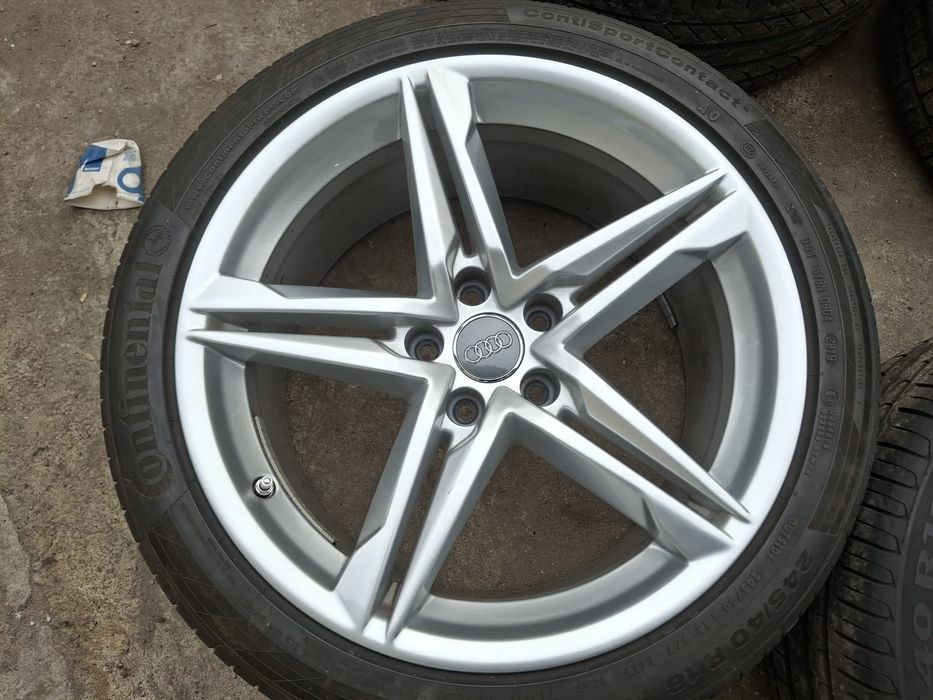 Перфектни джанти 5х112 18 8.5j et29 с много добри гуми