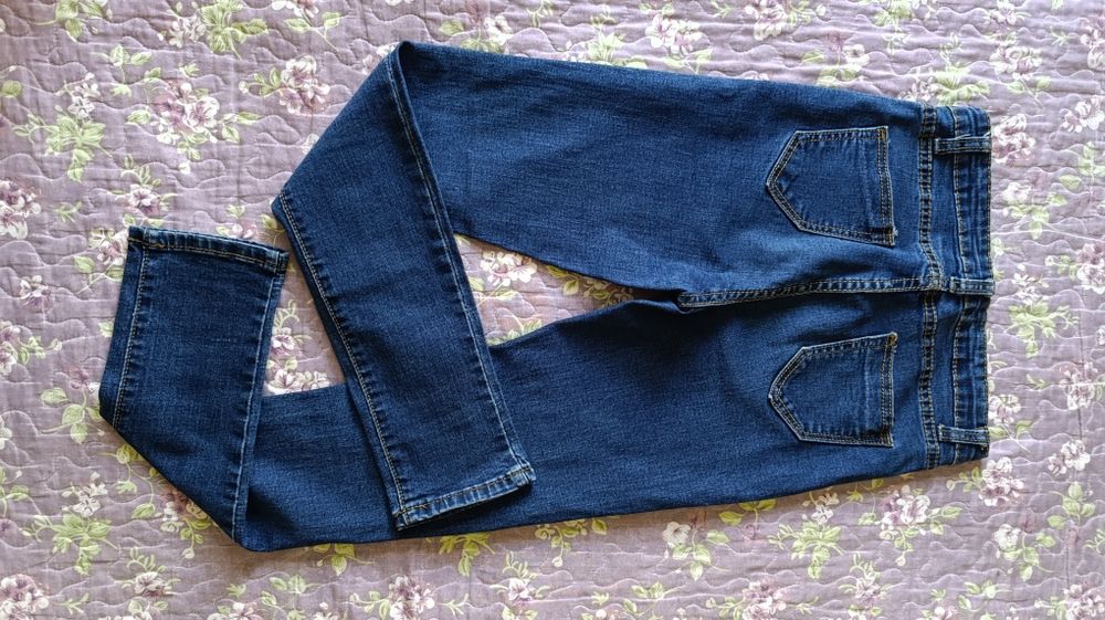 Джинсы скинни как новые на 8/11 лет